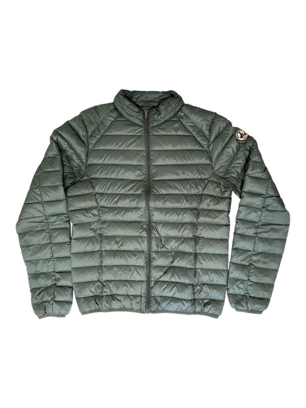 JOTT MAT Down Jacket Women's Size Small Olive Green Packable Puffer Coat